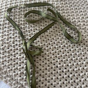 Gucci Olive Ribbon 64 inches long